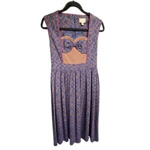 Lindy Bop - Cotton Women's Dress, sweetheart neck, rockabilly swing dress, retro